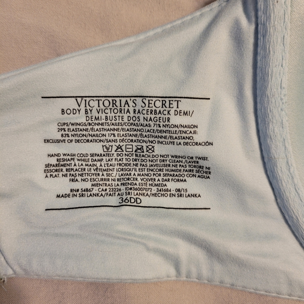 Body by Victoria Front Closure Racerback Bra - Picture 4 of 5